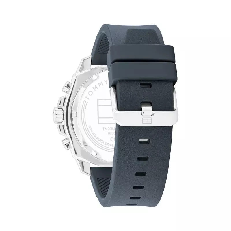 Tommy Hilfiger vīriešu 1710687 analogais kvarca pulkstenis 48 mm nerūsējošais tērauds zils ciparnīca