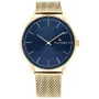 Tommy Hilfiger vīriešu 1791877 analogais kvarca pulkstenis 43mm nerūsējošais tērauds zils ciparnīca