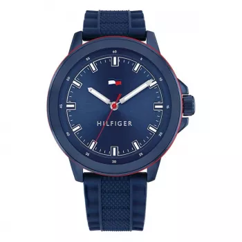Tommy Hilfiger vīriešu 1792022 analogais kvarca pulkstenis 48mm nerūsējošais tērauds zils ciparnīca