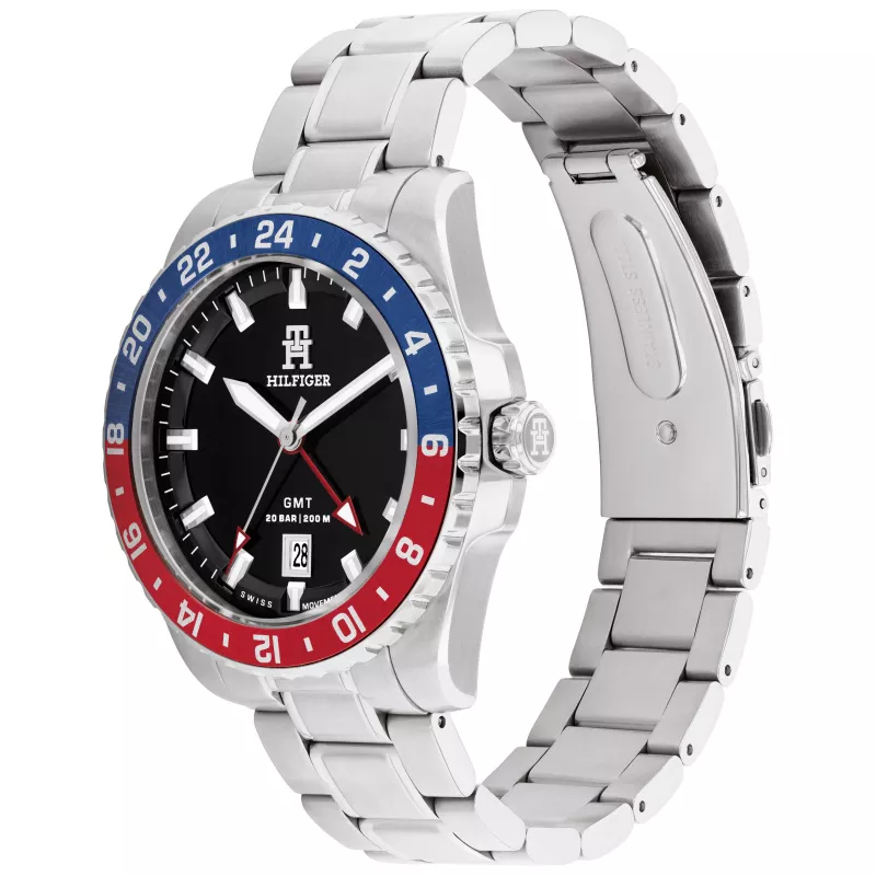 Tommy Hilfiger vīriešu 1792131 analogais kvarca pulkstenis 42mm zils ciparnīca brūna āda