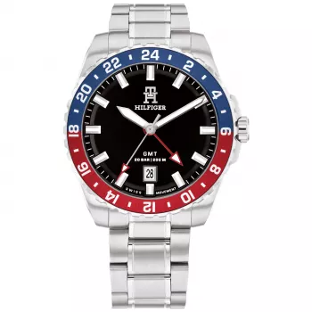 Tommy Hilfiger vīriešu 1792131 analogais kvarca pulkstenis 42mm zils ciparnīca brūna āda