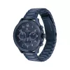 Tommy Hilfiger vīriešu Damon kvarca pulkstenis 1791853 44mm zils silikons