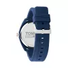 Tommy Hilfiger Vīriešu Damon kvarca pulkstenis 1791927 45mm Zils ciparnīca Nerūsējošā tērauda sieta aproce