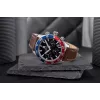 Tommy Hilfiger vīriešu Damon kvarca pulkstenis 1792166 40mm zils ciparnīca brūna āda