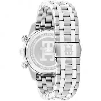 Tommy Hilfiger vīriešu Damon kvarca pulkstenis 1792185 41mm zils ciparnīca nerūsējošais tērauds
