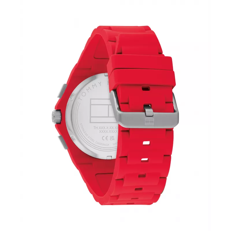 Tommy Hilfiger Vīriešu Daniel Kvarca Analogais Pulkstenis 1792123 44mm Nerūsējošais Tērauds Zils Ciparnīca