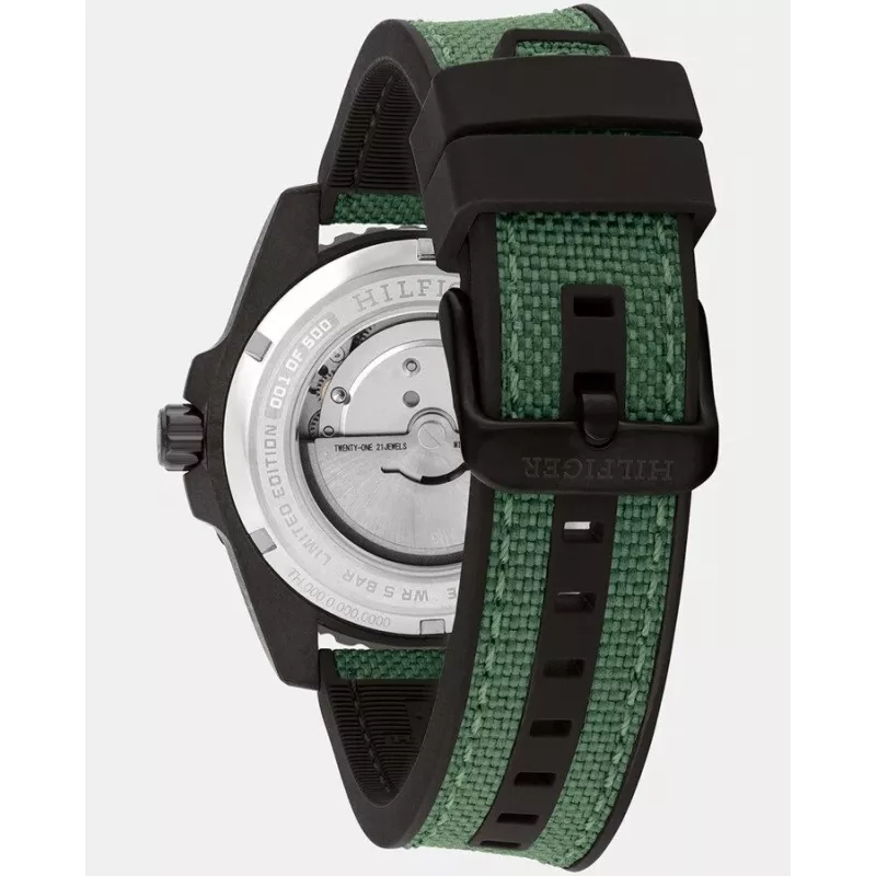 Tommy Hilfiger Vīriešu Daniela kvarca pulkstenis 1792161 42mm Zils ciparnīca Brūna āda