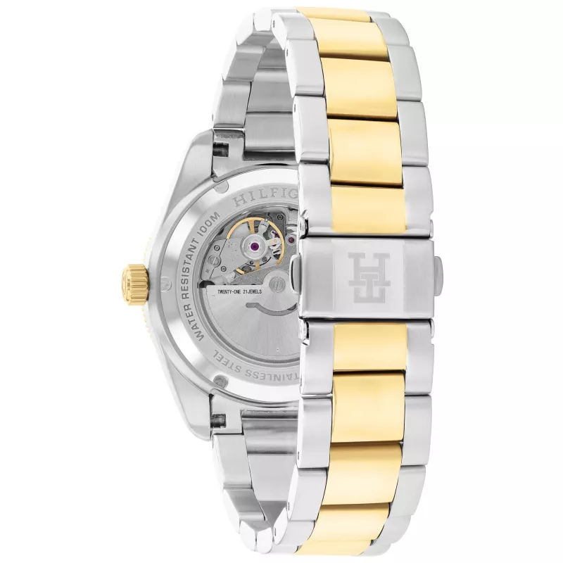 Tommy Hilfiger vīriešu Deacon kvarca pulkstenis 40mm zils ciparnīca nerūsējošā tērauda siets