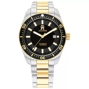Tommy Hilfiger vīriešu Deacon kvarca pulkstenis 40mm zils ciparnīca nerūsējošā tērauda siets