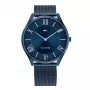 Tommy Hilfiger vīriešu pulkstenis Decker Quartz 1710514 43mm zils ciparnīca brūna āda