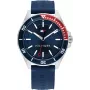 Tommy Hilfiger vīriešu Decker kvarca pulkstenis 1792009 43mm zils ciparnīca nerūsējošais tērauds