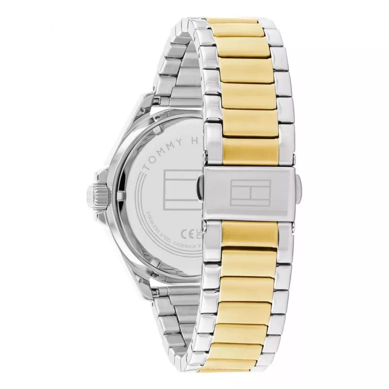 Tommy Hilfiger vīriešu Decker kvarca pulkstenis 1792013 43mm zils ciparnīca brūna āda