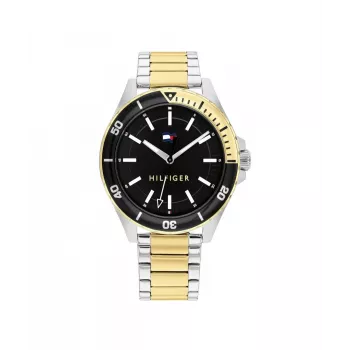 Tommy Hilfiger vīriešu Decker kvarca pulkstenis 1792013 43mm zils ciparnīca brūna āda