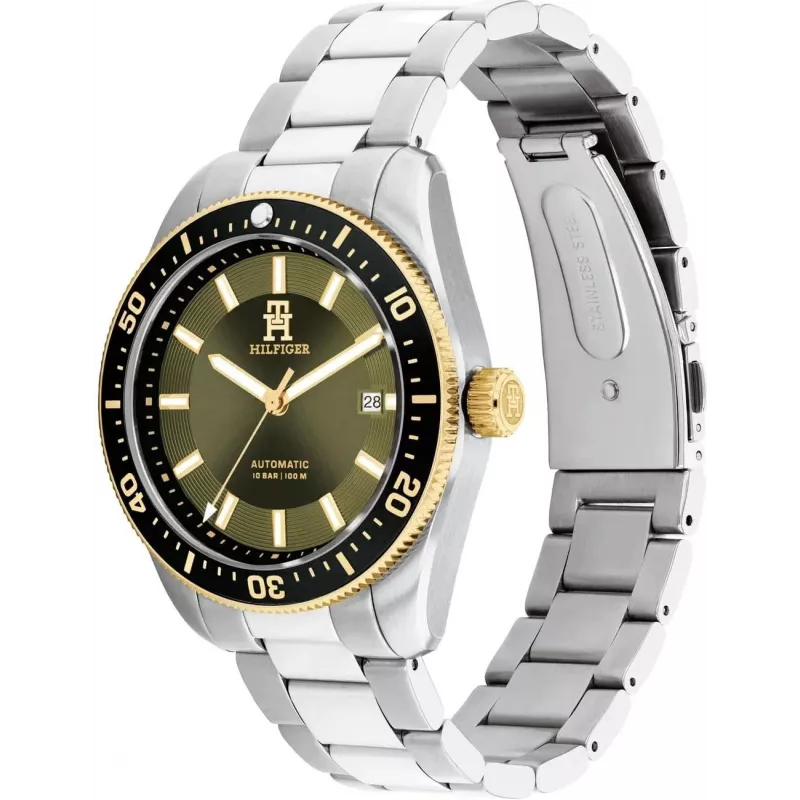 Tommy Hilfiger vīriešu Decker kvarca pulkstenis 1792155 40mm zils ciparnīca nerūsējošais tērauds