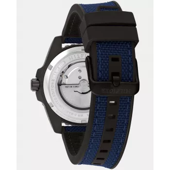 Tommy Hilfiger vīriešu Decker kvarca pulkstenis 1792160 42mm nerūsējošais tērauds zils ciparnīca