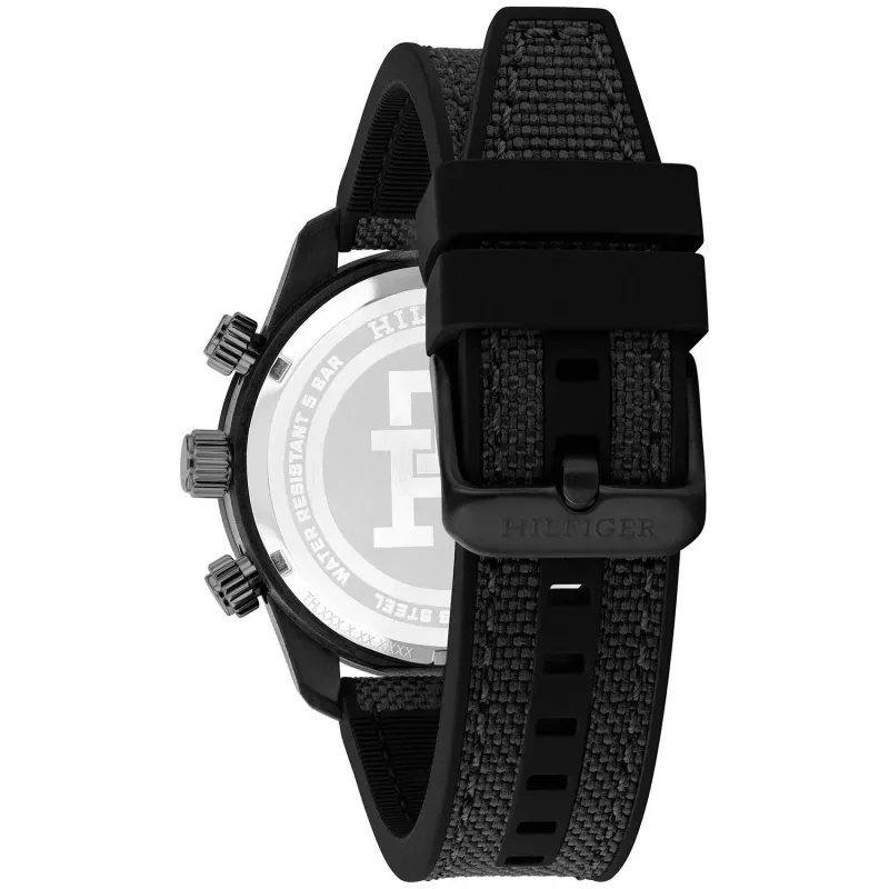 Tommy Hilfiger vīriešu pulkstenis Decker Quartz 1792182 41mm zils ciparnīca brūna āda