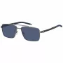 Tommy Hilfiger vīriešu saulesbrilles TH-2078-S-R80 - Melns rāmis, pelēkas lēcas 58/16/145 mm
