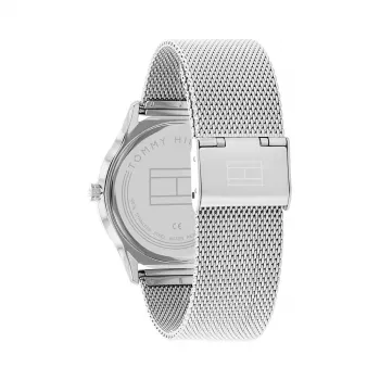 TOMMY HILFIGER Vīriešu TH Sport kvarca pulkstenis 40mm zils ciparnīca brūna ādas siksniņa 1710468