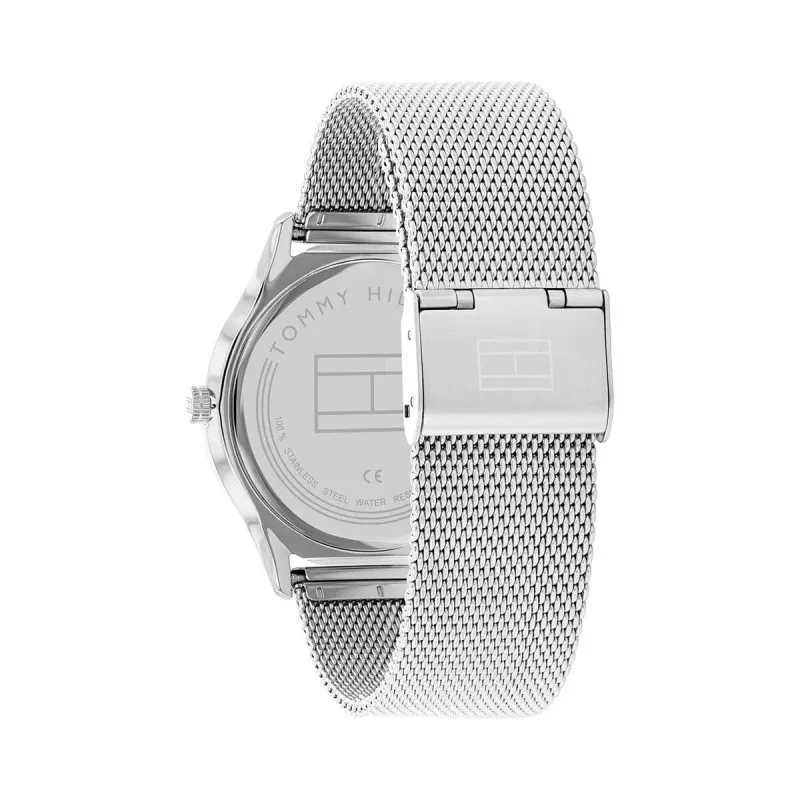 TOMMY HILFIGER Vīriešu TH Sport kvarca pulkstenis 40mm zils ciparnīca brūna ādas siksniņa 1710468