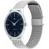TOMMY HILFIGER Vīriešu TH Sport kvarca pulkstenis 40mm zils ciparnīca brūna ādas siksniņa 1710468