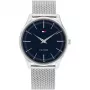 TOMMY HILFIGER Vīriešu TH Sport kvarca pulkstenis 40mm zils ciparnīca brūna ādas siksniņa 1710468