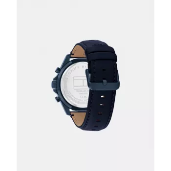 TOMMY HILFIGER Vīriešu pulkstenis 1710655 48mm Nerūsējošais tērauds Zils ciparnīca