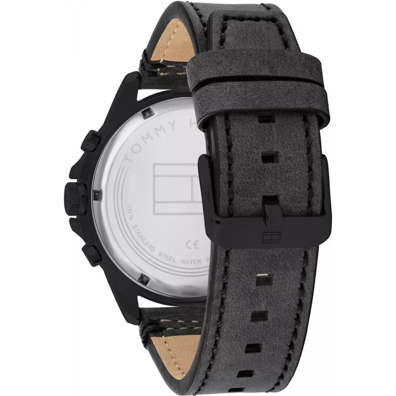 Tommy Hilfiger vīriešu pulkstenis 1791893 46mm nerūsējošais tērauds zils ciparnīca