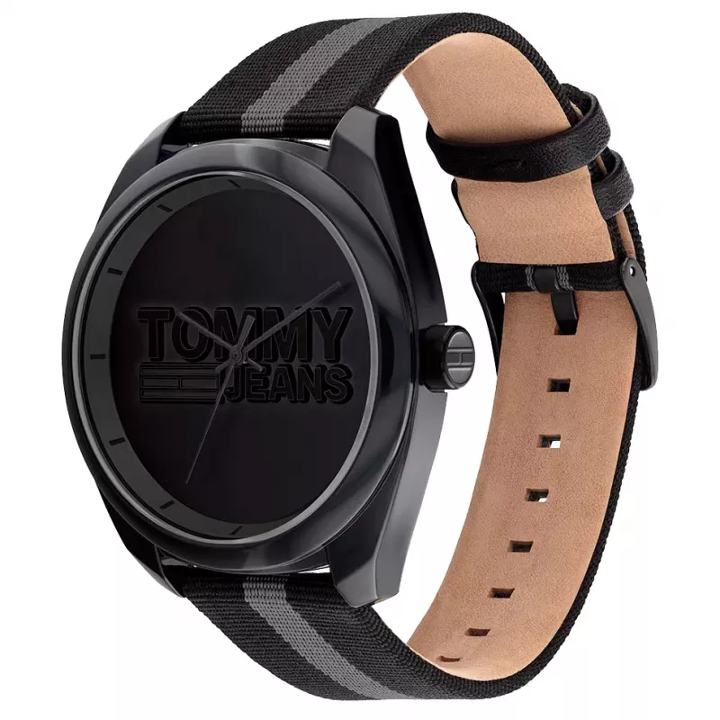 Tommy Hilfiger vīriešu pulkstenis 1792039 45 mm zils ciparnīca brūna āda