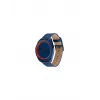 Tommy Hilfiger vīriešu pulkstenis 1792041 45 mm zils ciparnīca brūna ādas siksniņa