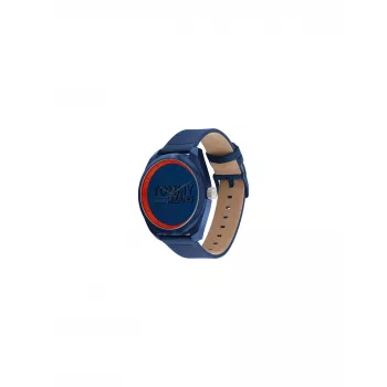 Tommy Hilfiger vīriešu pulkstenis 1792041 45 mm zils ciparnīca brūna ādas siksniņa