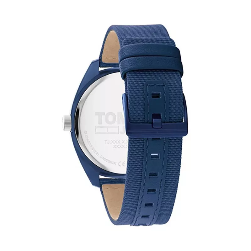 Tommy Hilfiger vīriešu pulkstenis 1792041 45 mm zils ciparnīca brūna ādas siksniņa