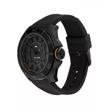 Tommy Hilfiger vīriešu pulkstenis 1792137 49mm nerūsējošais tērauds zils ciparnīcas hronogrāfs