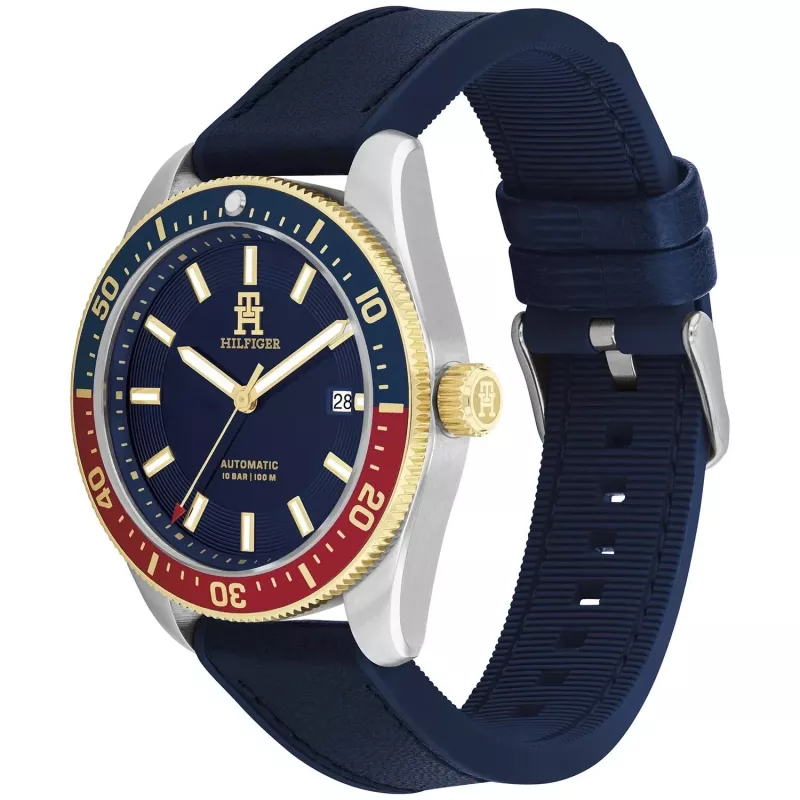 Tommy Hilfiger vīriešu pulkstenis 1792141 40mm nerūsējošais tērauds zils ciparnīca