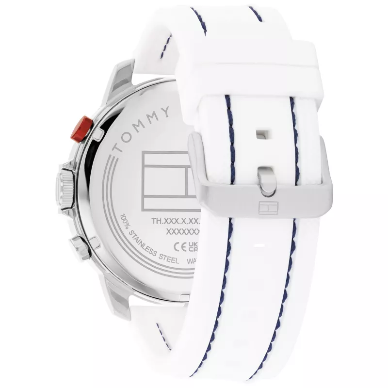 Tommy Hilfiger vīriešu pulkstenis 1792148 46mm nerūsējošais tērauds zils ciparnīca