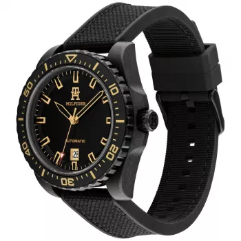 Tommy Hilfiger Vīriešu Pulkstenis 1792159 42mm Zils Ciparnīca Brūna Āda