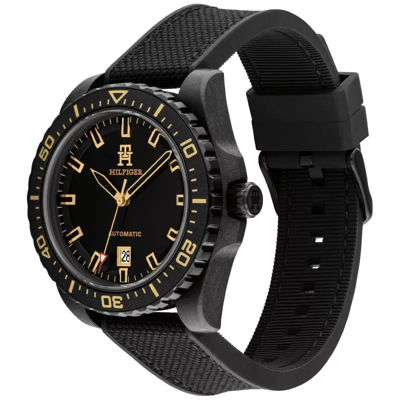 Tommy Hilfiger Vīriešu Pulkstenis 1792159 42mm Zils Ciparnīca Brūna Āda