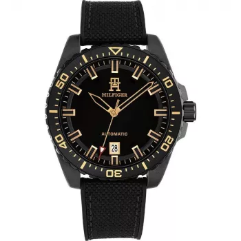 Tommy Hilfiger Vīriešu Pulkstenis 1792159 42mm Zils Ciparnīca Brūna Āda