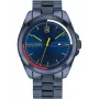 Tommy Hilfiger vīriešu pulkstenis TH1791689 44mm zils ciparnīca brūna ādas siksniņa