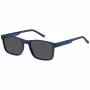 TOMMY HILFIGER TH-2089-S-FLL Vīriešu saulesbrilles - Melns acetāta rāmis ar pelēkām polikarbonāta lēcām - 56/19/145 mm