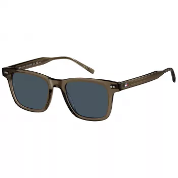 Tommy Hilfiger TH-2127-S-09Q Vīriešu saulesbrilles Matēti melna pelēka 51mm