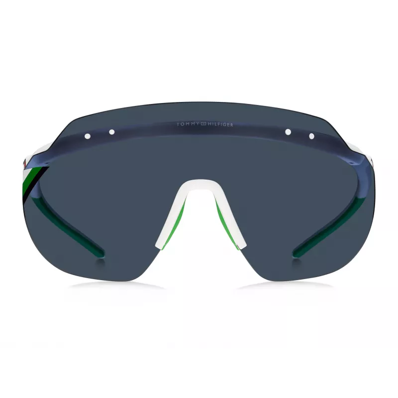 Tommy Hilfiger TH1804S07RKU Vīriešu saulesbrilles - Melns rāmis, pelēkas lēcas 99/01/140 mm