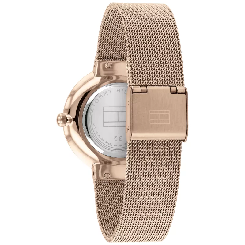 Tommy Hilfiger sieviešu 1782218 kvarca analogais pulkstenis 35mm sudraba nerūsējošā tērauda siets