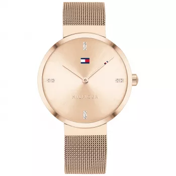 Tommy Hilfiger sieviešu 1782218 kvarca analogais pulkstenis 35mm sudraba nerūsējošā tērauda siets