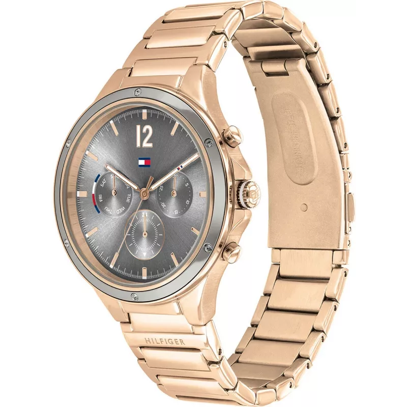 Tommy Hilfiger sieviešu 1782277 kvarca pulkstenis 38mm sudraba nerūsējošā tērauda siets