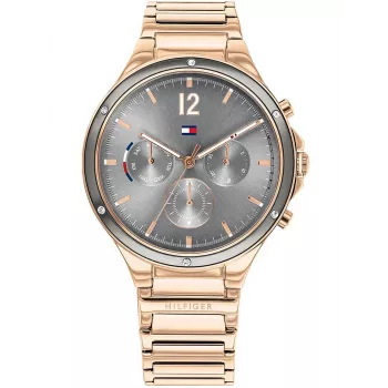 Tommy Hilfiger sieviešu 1782277 kvarca pulkstenis 38mm sudraba nerūsējošā tērauda siets