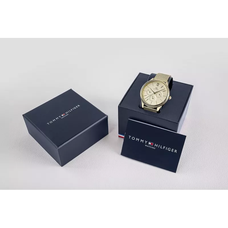 Tommy Hilfiger sieviešu 1782458 kvarca analogais pulkstenis 38mm sudraba nerūsējošais tērauds