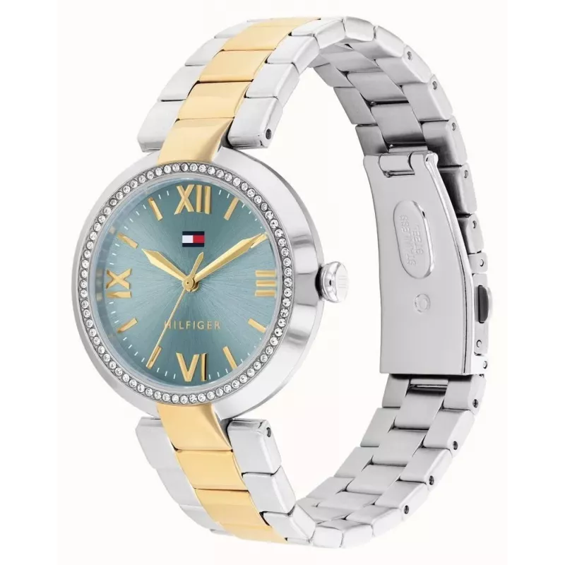 Tommy Hilfiger Sieviešu 1782680 Kvarca Analogais Pulkstenis 34 mm Sudraba Nerūsējošā Tērauda Siets