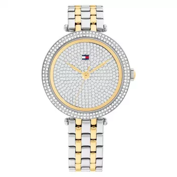 Tommy Hilfiger sieviešu Blake 1782760 kvarca analogais pulkstenis 34mm sudraba nerūsējošā tērauda siets