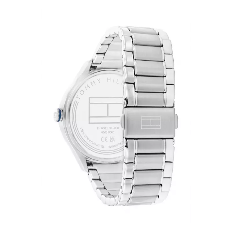 Tommy Hilfiger Sieviešu Blake kvarca analogais pulkstenis 40mm sudraba nerūsējošā tērauda siets 1782657