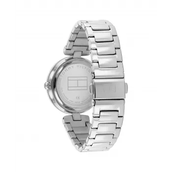 Tommy Hilfiger sieviešu Blake kvarca pulkstenis 32mm sudraba nerūsējošā tērauda siets